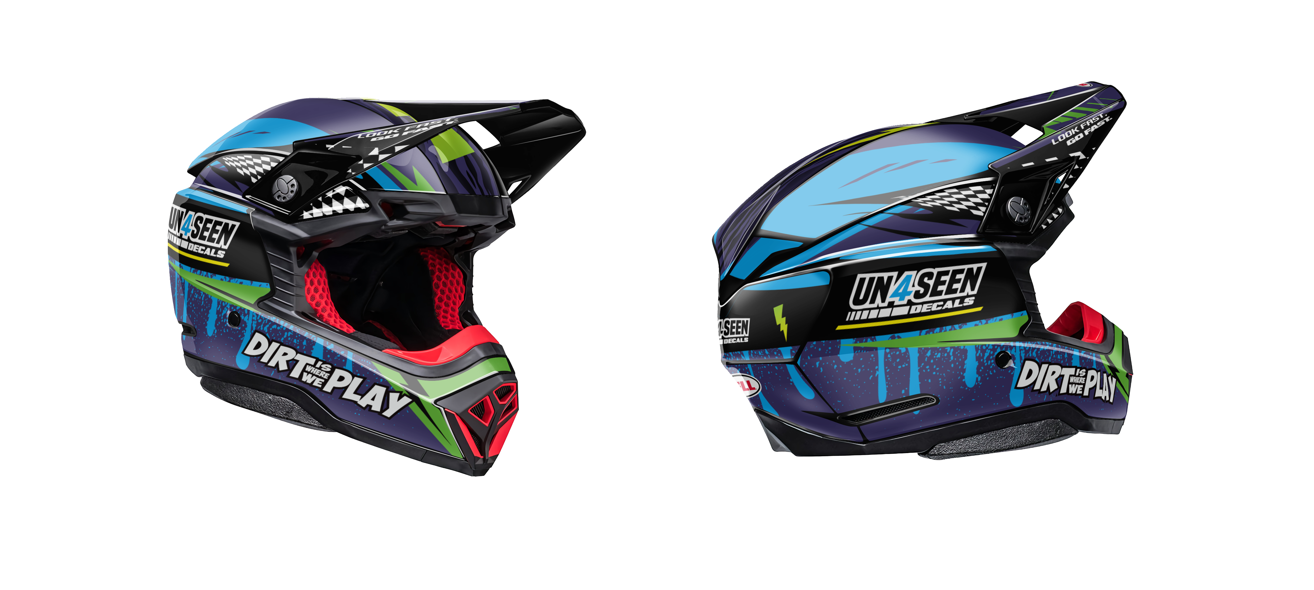 Dirt bike helmet stickers 2025
