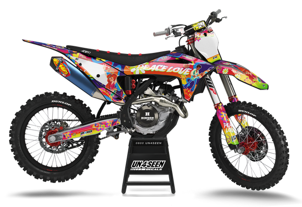 GasGas Retro Yippies Graphics Kit - Groovy Flows