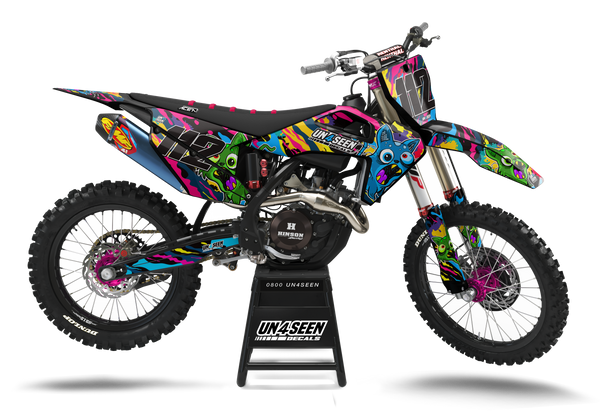 Husqvarna Hissing Kittys Graphics Kit - Garbage Puss