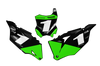 Kawasaki EX1 Number Background Decals - Slice