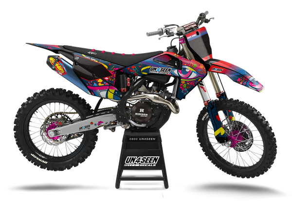 Husqvarna Retro Yippies Graphics Kit  - Happy Soul