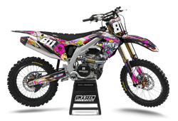 Kawasaki Donut Graphic Kit - KK KXF KDX KLX Models | All Years