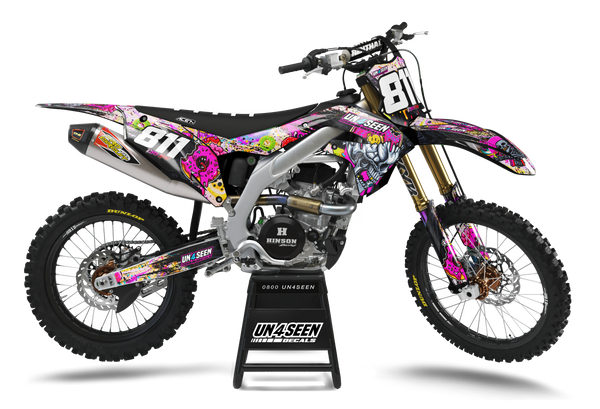 Kawasaki Donut Graphic Kit - KK KXF KDX KLX Models | All Years