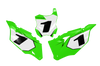 Kawasaki EX1 Number Background Decals - Prik