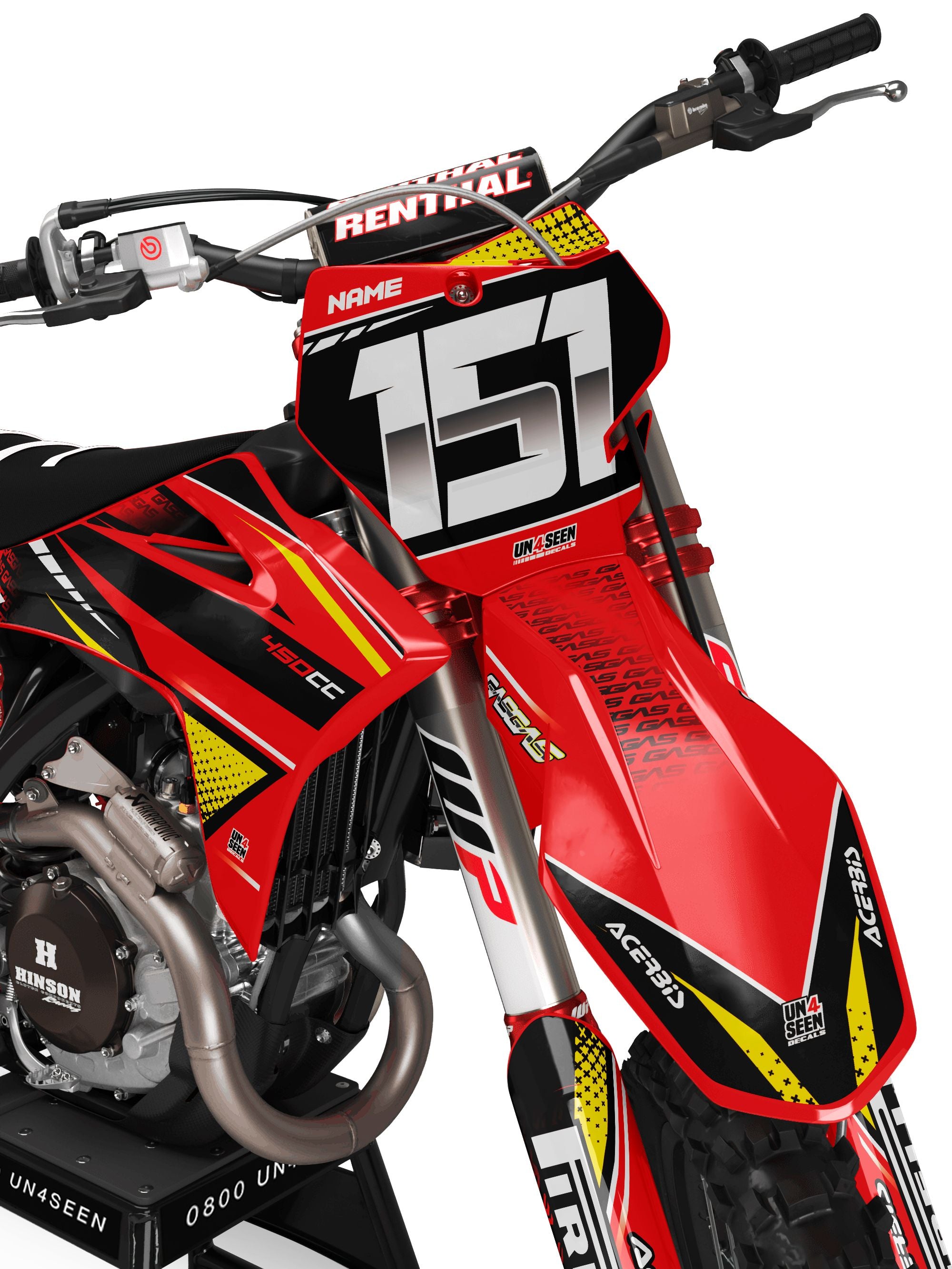gasgas Graphics Kit - spark red