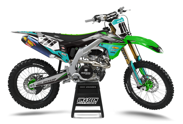 Kawasaki Straight Graphic Kit - KK KXF KDX KLX Models | All Years