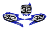 Yamaha Number Background Decals - Spazz