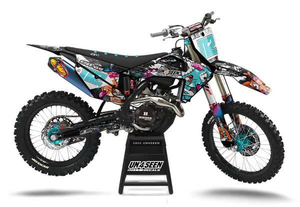 Husqvarna Hissing Kittys Graphics Kit - FRIED