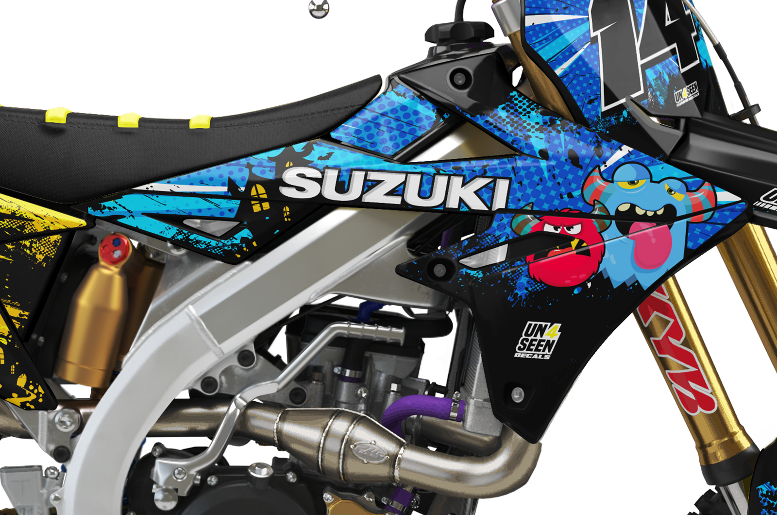 Suzuki  Moaning Monsters Graphics Kit - Starlight Slop