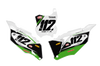Kawasaki Number Background Decals - Quak