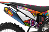Husqvarna Retro Yippies Graphics Kit - Drop Acid Not Bombs