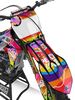 Yamaha Retro Yippies Graphics Kit - Peace Love Party