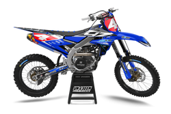 Yamaha Sharpe Blue Graphic Kit - YZ YZF WR TTR PW Models | All Years