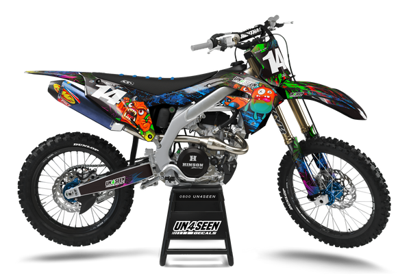 Kawasaki Moaning Monsters Graphics Kit -  Agro Blob
