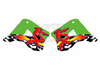 KX 250 1995 - OEM Shroud Set