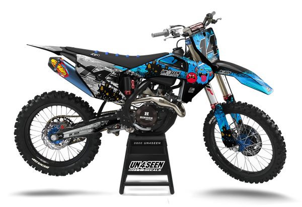 Husqvarna  Moaning Monsters Graphics Kit - Starlight Slop