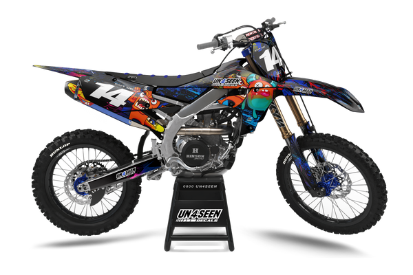 Yamaha Moaning Monsters Graphics Kit -  Agro Blob