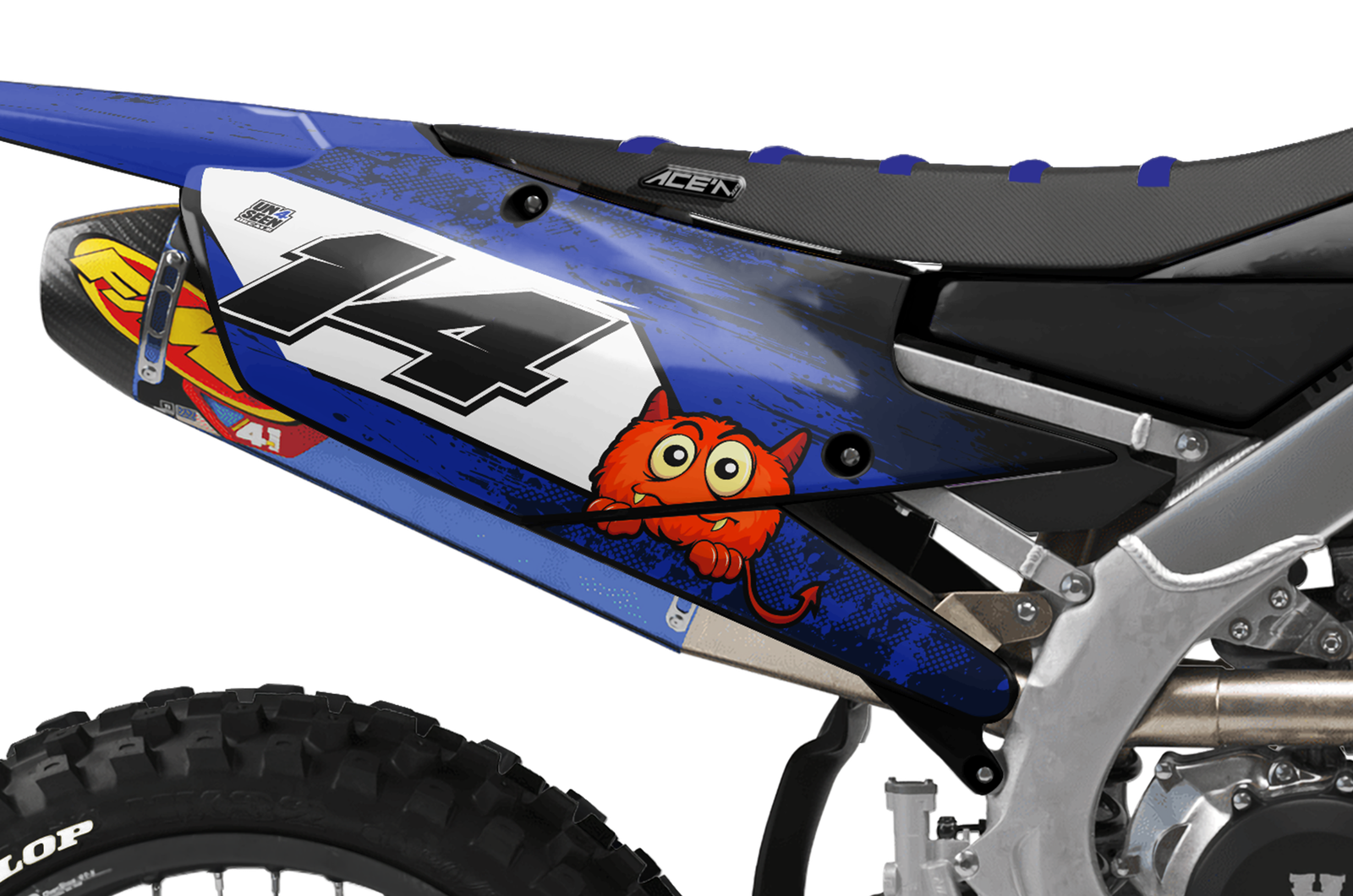 Yamaha  Moaning Monsters Graphics Kit - Sneaky & Dopey