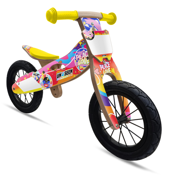Un4seen Balance Bike - Peace Love Party