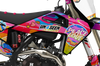 Husqvarna Retro Yippies Graphics Kit - Peace Love Party