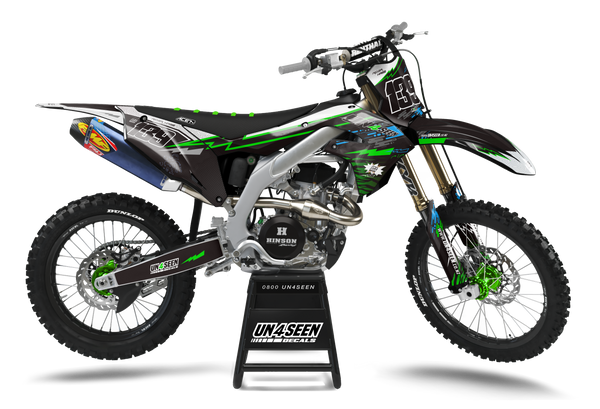 Kawasaki Split By Light Graphics Kit -  Blaze