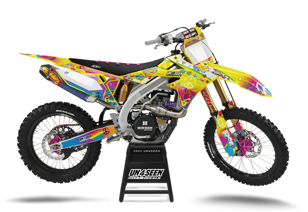 Suzuki Retro Yippies Graphics Kit  - Bliss