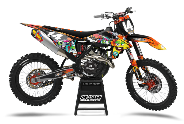 KTM Moaning Monsters Graphics Kit -  Little Brows