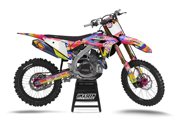 Honda Retro Yippies Graphics Kit - Peace Love Party