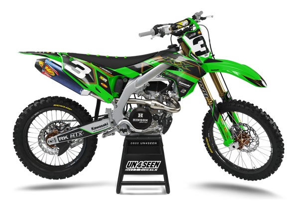 Kawasaki Jag Graphic Kit - KK KXF KDX KLX Models | All Years
