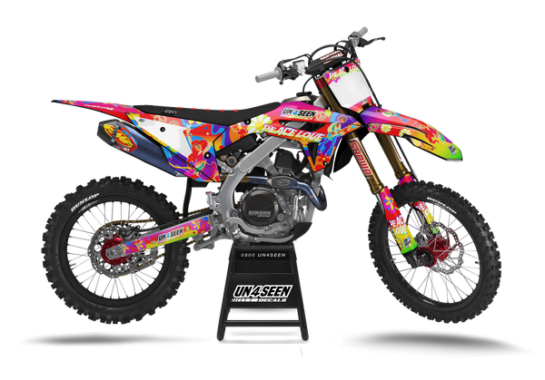 Honda Retro Yippies Graphics Kit - Groovy Flows