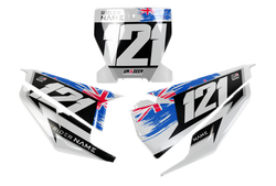 Husqvarna Flag Number Background - TC FC TE TX FE FS FX Models | All Years