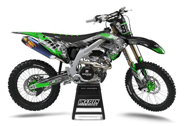 Kawasaki Crank  Graphics Kit -  Pist'on Ready