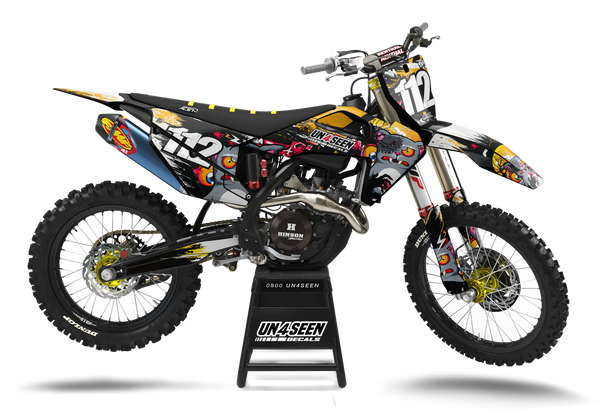 Husqvarna Hissing Kittys Graphics Kit - EVIL TOM