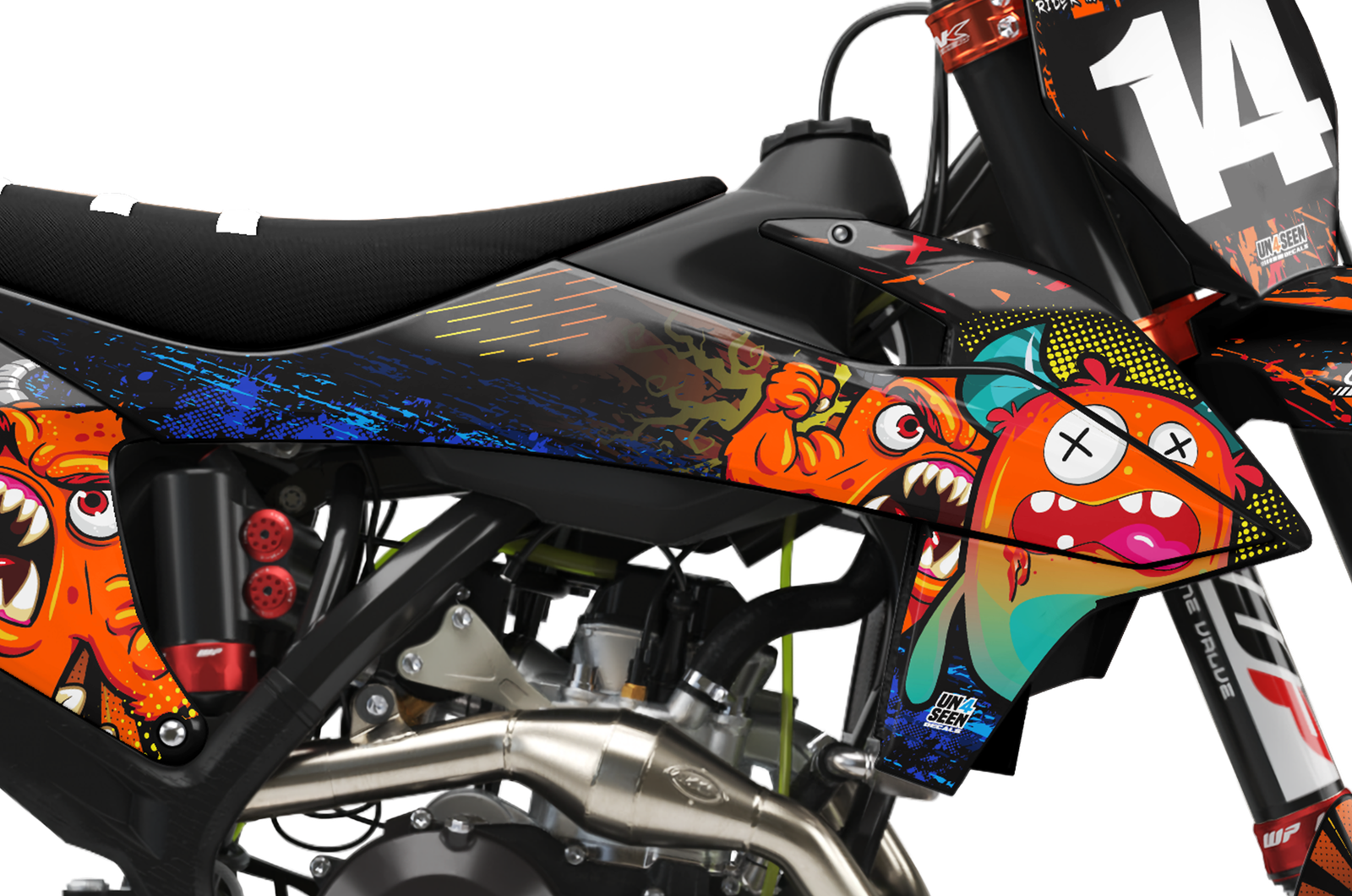 KTM  Moaning Monsters Graphics Kit - Agro Blob