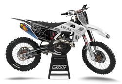 Husqvarna Cheque White Graphic Kit - TC FC TE TX FE FS FX Models | All Years