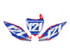 Honda Number Background Decals - Troy