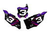 Kawasaki Number Background Decals - Blast