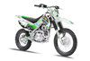 KLX140 Graphics Kit - Zombie Blood Green