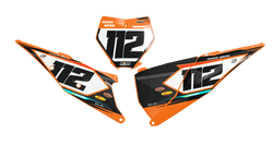 KTM Attack Number Background - SX SXF XC XCF EXC EXCF Models | All Years