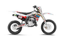 Kawasaki Zombie Blood Red Graphic Kit - KK KXF KDX KLX Models | All Years