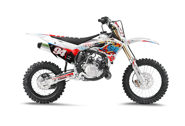 Kawasaki Zombie Blood Red Graphic Kit - KK KXF KDX KLX Models | All Years