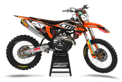 KTM Racing Team Graphic Kit - SX SXF XC XCF EXC EXCF Models | All Years