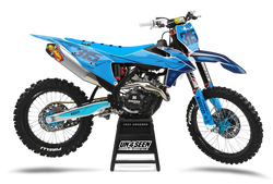 KTM Zap Blue Graphic Kit - SX SXF XC XCF EXC EXCF Models | All Years