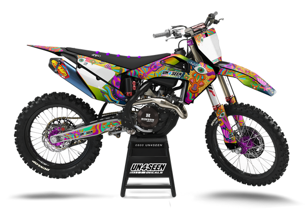 Husqvarna Retro Yippies Graphics Kit  - Future Vision