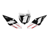Honda Number Background Decals - Sharp