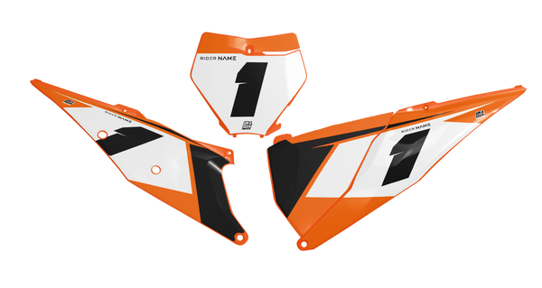 KTM Rush Number Background - SX SXF XC XCF EXC EXCF Models | All Years