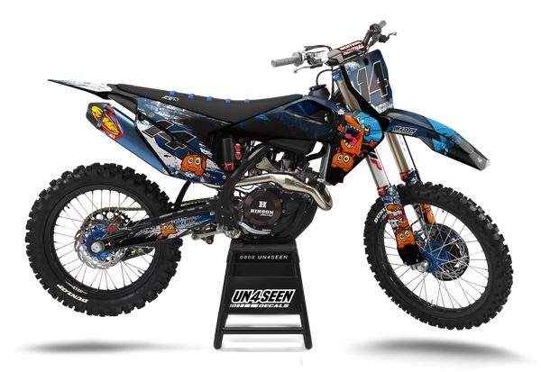 Husqvarna  Moaning Monsters Graphics Kit - Sneaky & Dopey