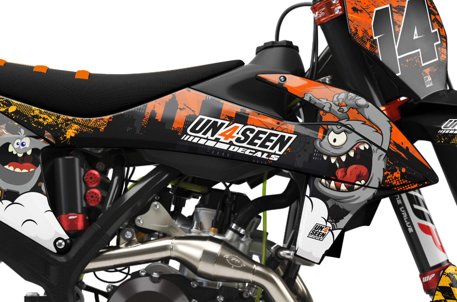 KTM  Moaning Monsters Graphics Kit - One Eyed Goblin