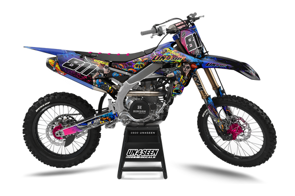 Yamaha Crank  Graphics Kit -  Mexico Rainbows
