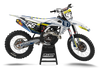 husqvarna Graphics Kit - crank flip blue
